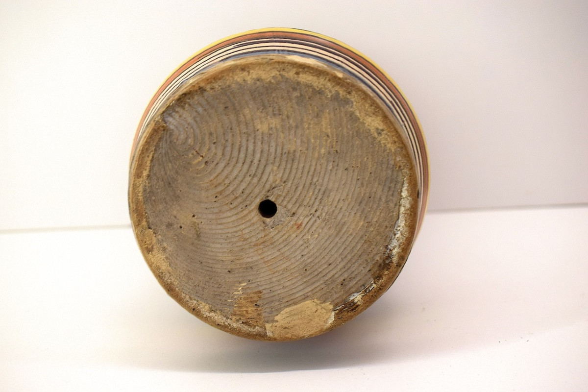 Albarello In Majolica From Montelupo Ceramic Pharmacy Pot XVIIth Ref1168 -photo-5