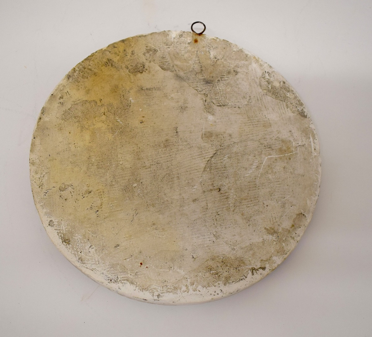 Médaillon en plâtre portrait DU PAPE PIE PIVS IX PON Signé Berc  ref1079-photo-4