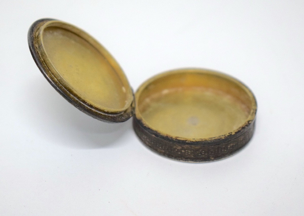  boite argent massif guilloché paysage émaillé  miniature St COROT ref118-photo-4