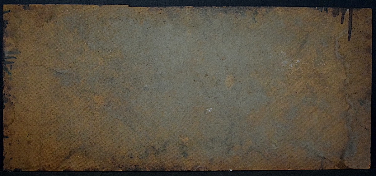 Technique mixte abstrait signé à identifier daté 1968 XX ème siècle RT1387-photo-2