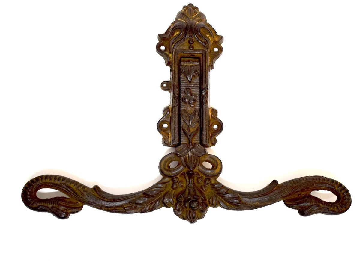 Heurtoir de Porte en Fonte de Fer Tête de Chimères  Aigle Napoléon III REF1192