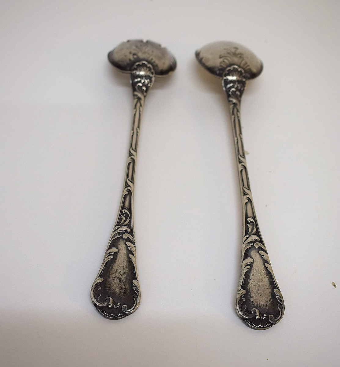 Christofle Ancien Couverts à salade en métal argenté  XIX ème siècle ref1193-photo-4