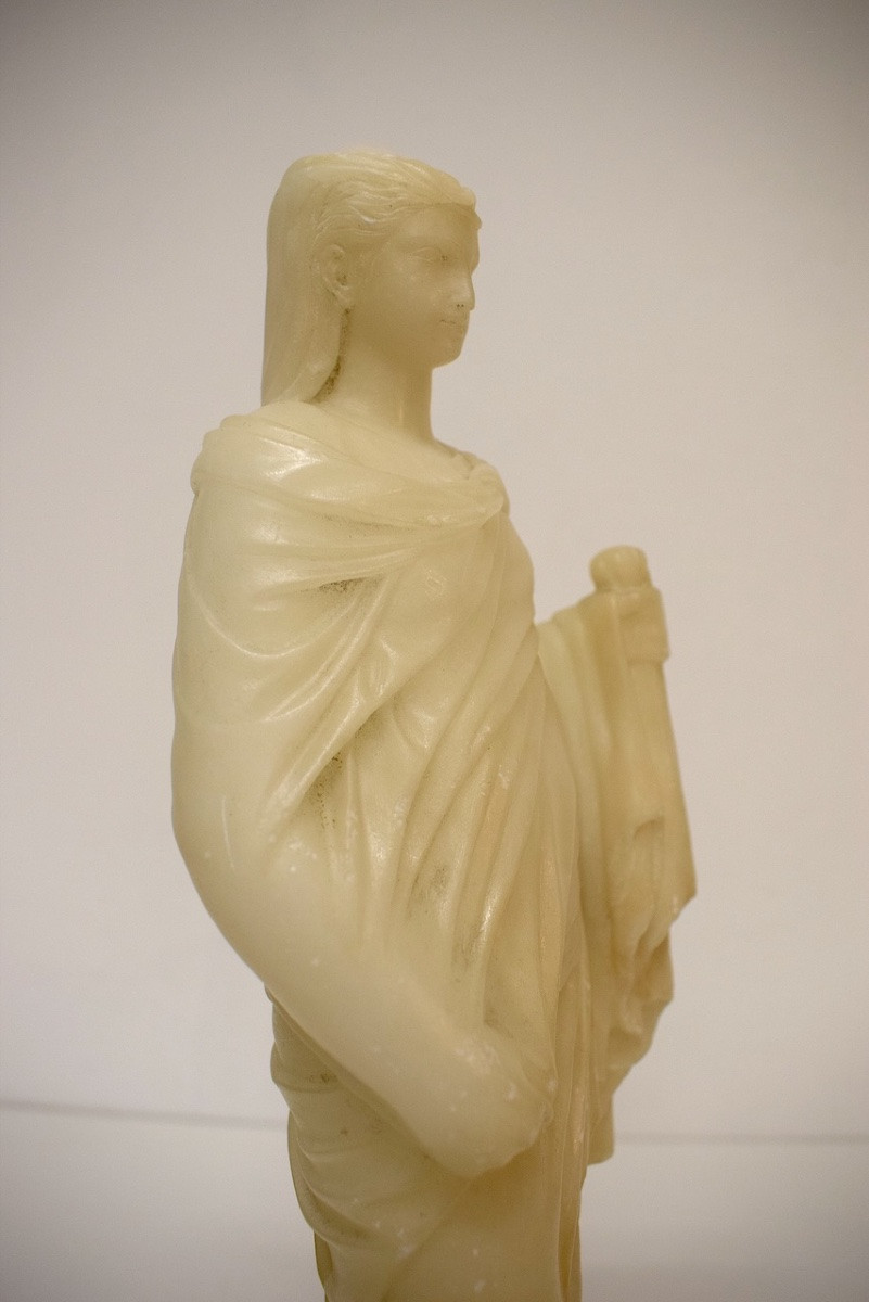 VESTALE en albâtre prêtresse romaine de la Rome antique Italie  ref1196 -photo-4
