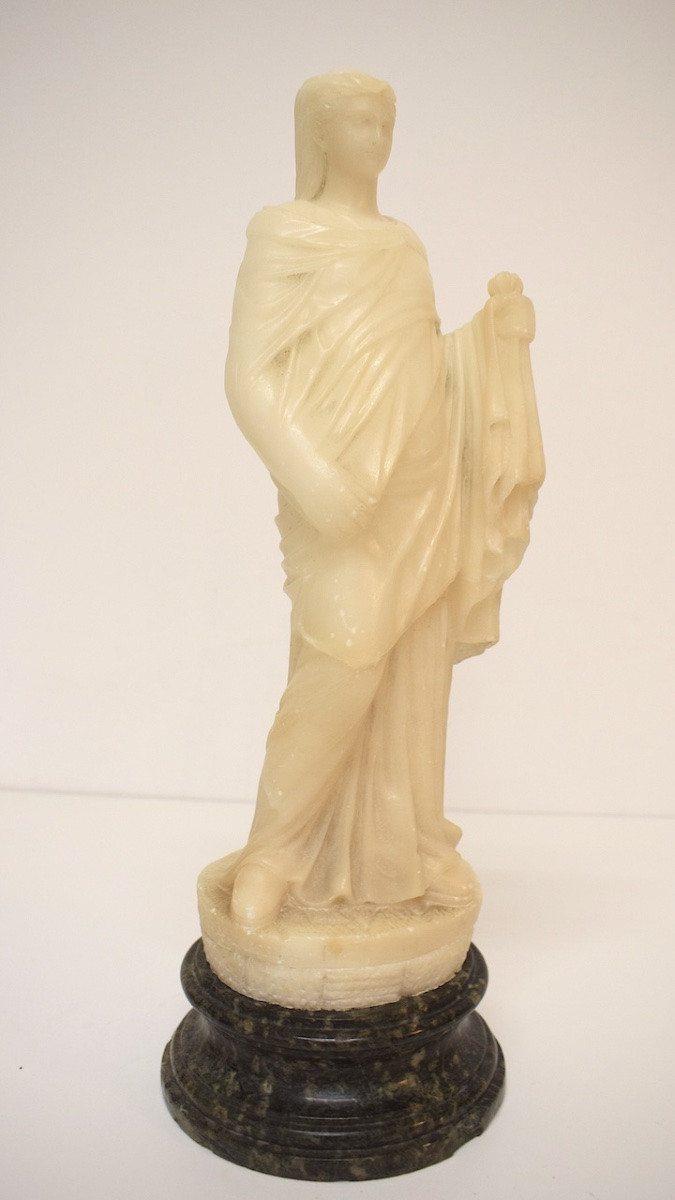 VESTALE en albâtre prêtresse romaine de la Rome antique Italie  ref1196 -photo-3
