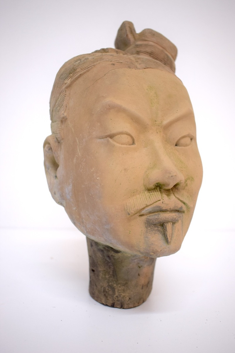 Terracotta Head Of A Chinese XIan Warrior, 20th Century, Ref1208  -photo-2