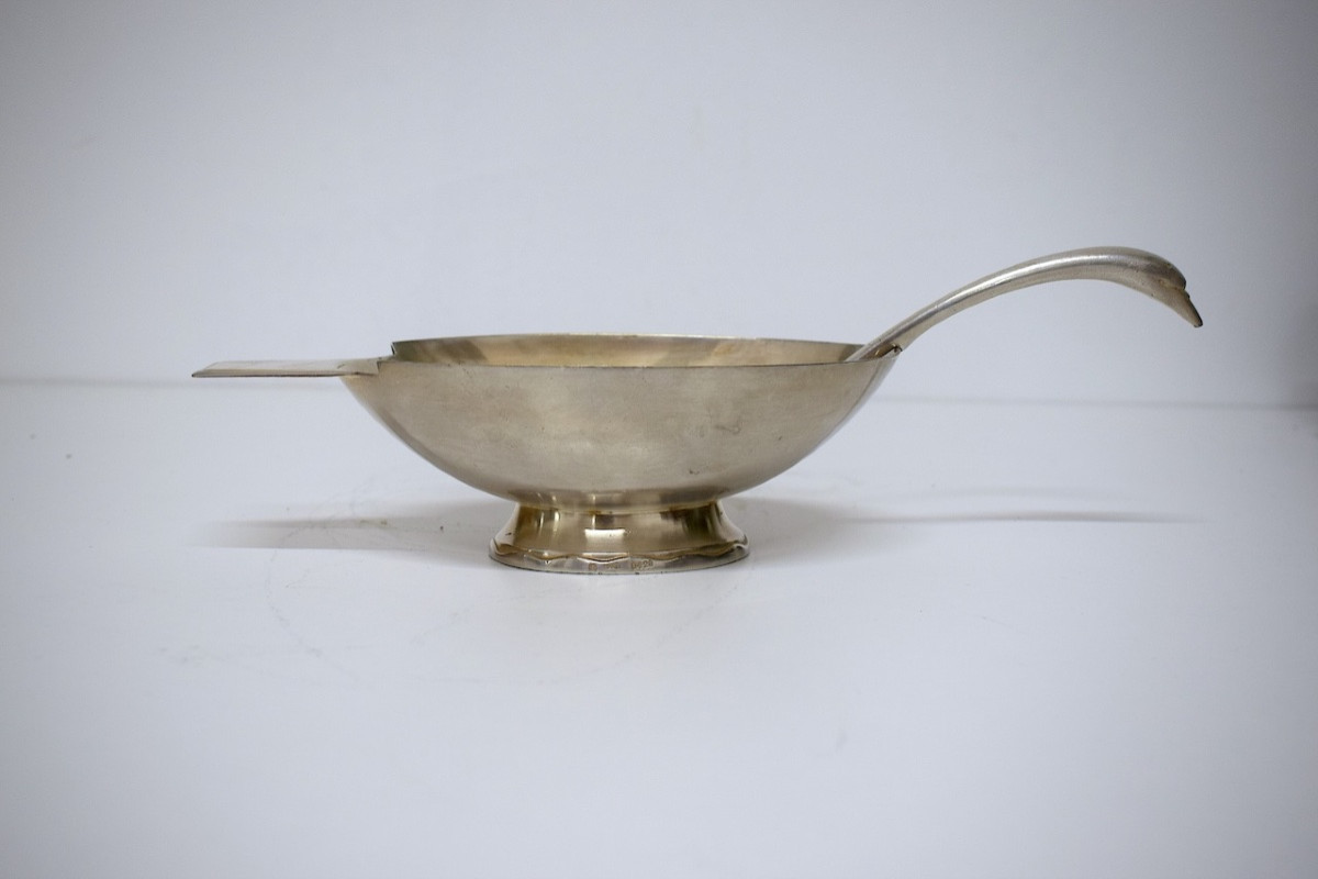 Christian Fjerdingstad Gallia Swan Sauce Boat, Silver Plated, Christofle, Ref1205 -photo-2