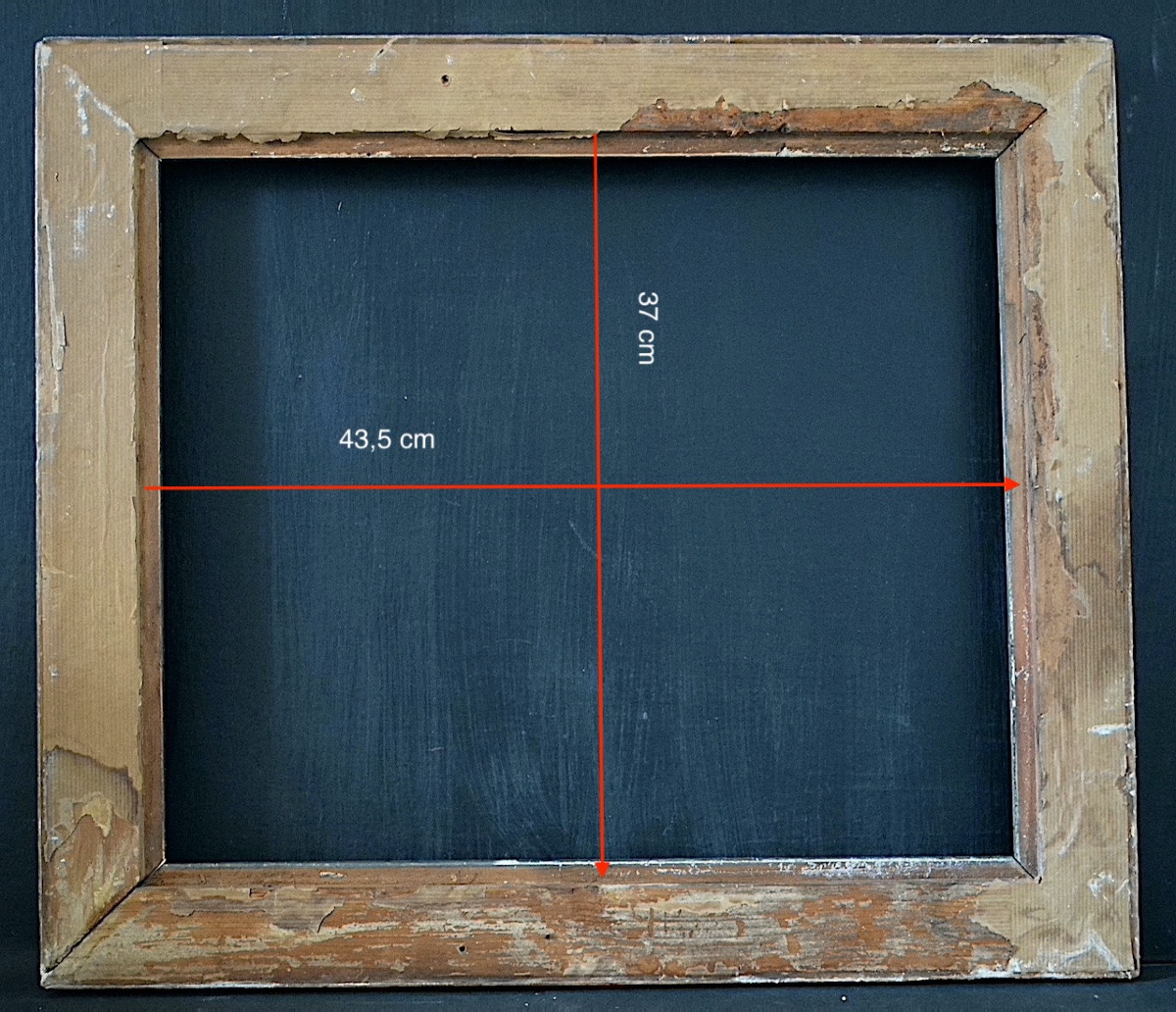CADRE XIX ème doré  Feuillure 43,5 x 37 cm  FRAME Ref C1247-photo-2