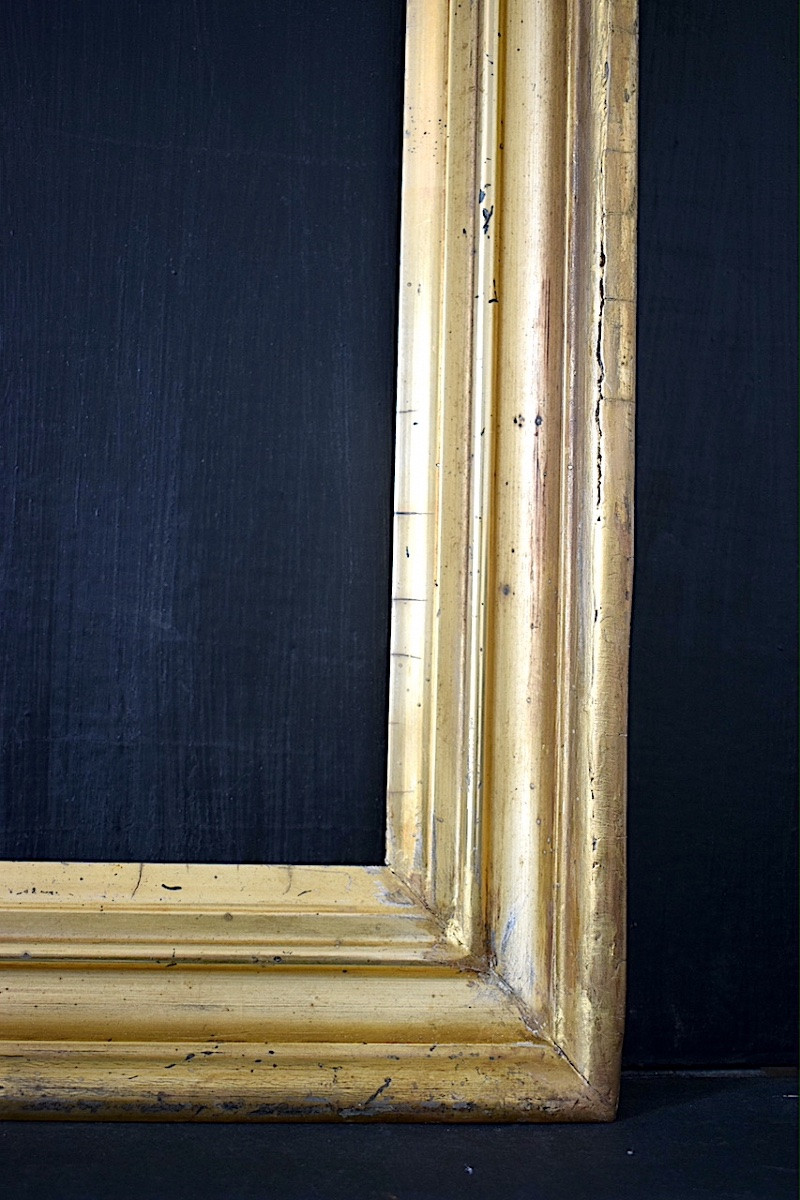CADRE XIX ème doré  Feuillure 43,5 x 37 cm  FRAME Ref C1247-photo-1