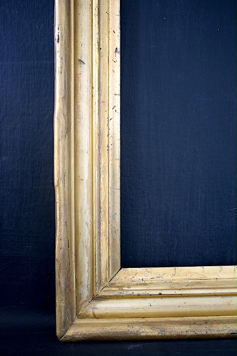CADRE XIX ème doré  Feuillure 43,5 x 37 cm  FRAME Ref C1247-photo-3