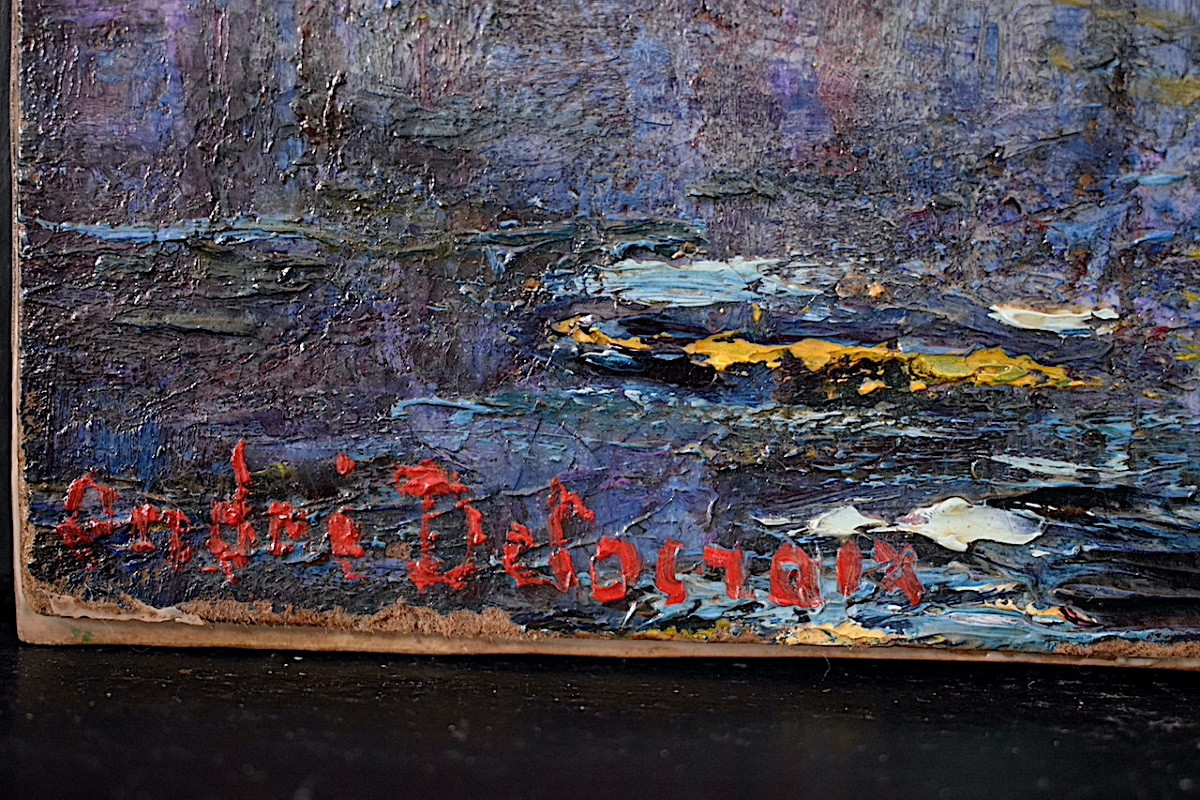 André Delacroix Versailles The Baths Of Diane 1927 Impressionist Rt1404-photo-3