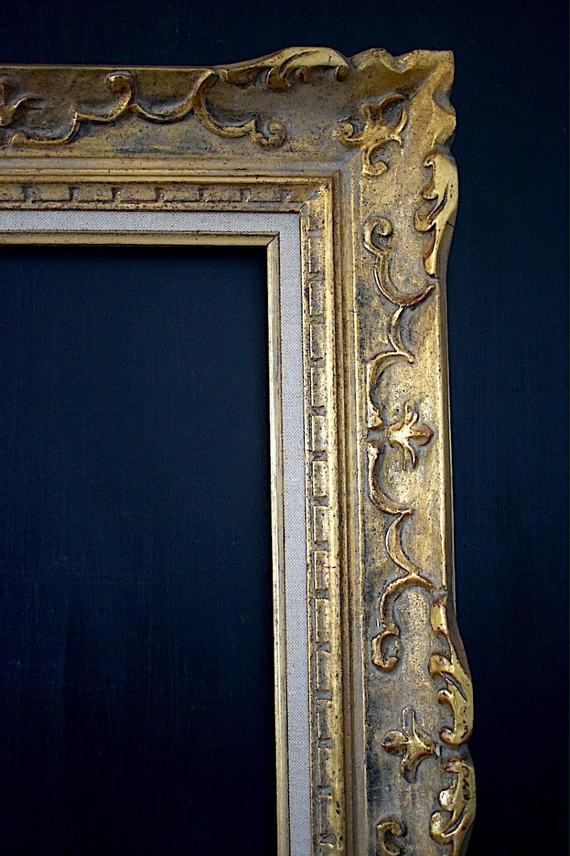 CADRE Montparnasse doré  Feuillure 65 x 54 cm format pour tableau 15F FRAME Ref C1250-photo-1