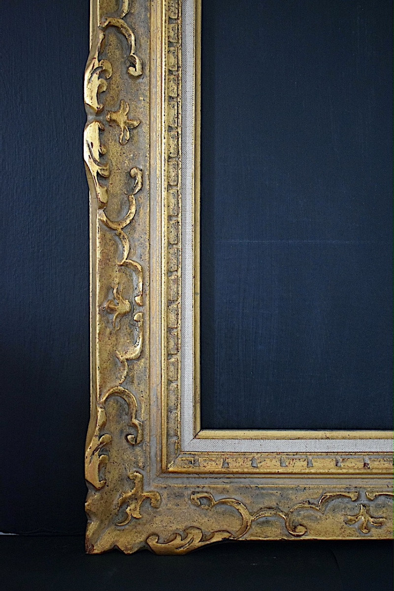 CADRE Montparnasse doré  Feuillure 65 x 54 cm format pour tableau 15F FRAME Ref C1250-photo-4