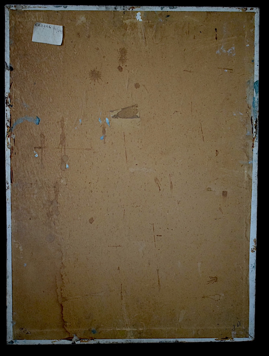 Gazdag Signed Abstract Space Age 1960s 1970s Rt1414-photo-4