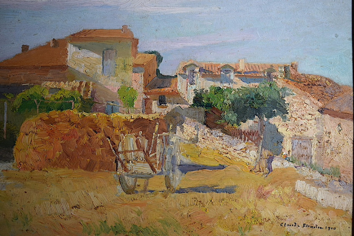 Claude Firmin Aka Le Goy Monclar Avignon Provence Dated 1910 Impressionist Rt1417-photo-2