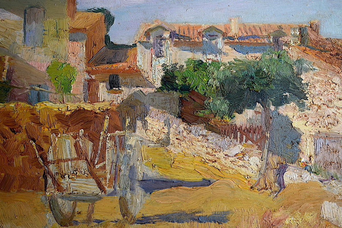 Claude Firmin Aka Le Goy Monclar Avignon Provence Dated 1910 Impressionist Rt1417-photo-4
