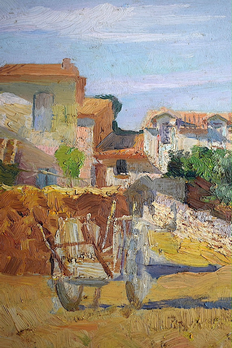 Claude Firmin Aka Le Goy Monclar Avignon Provence Dated 1910 Impressionist Rt1417-photo-2