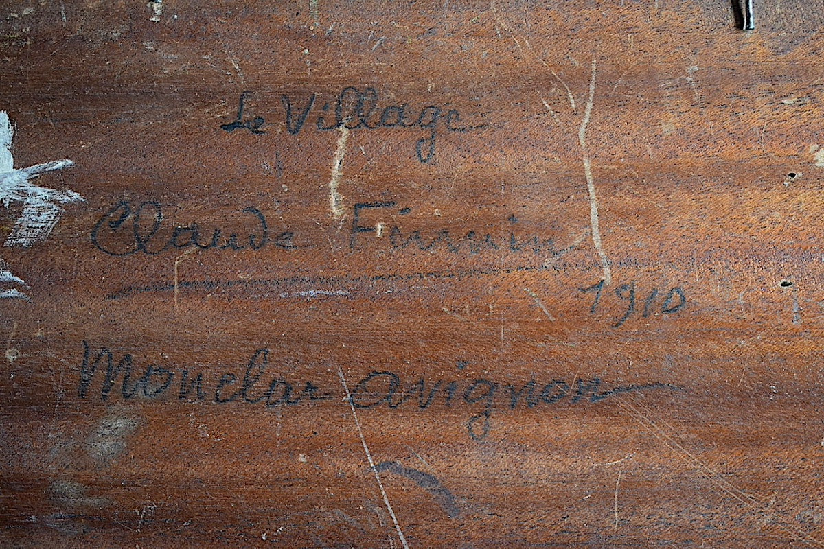 Claude Firmin Aka Le Goy Monclar Avignon Provence Dated 1910 Impressionist Rt1417-photo-5