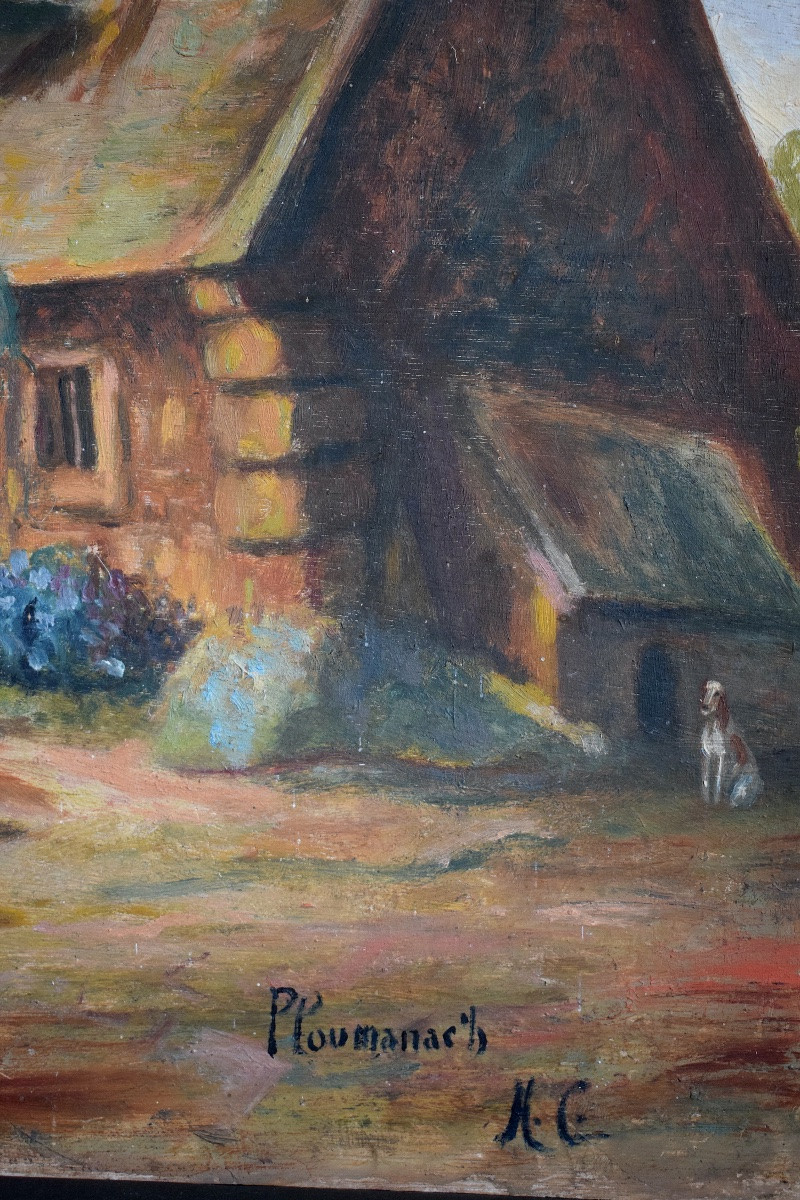 Paysage Bretagne PLOUMANAC'H  côtes d'Armor oratoire bretonne monogramme HC RT1426-photo-1