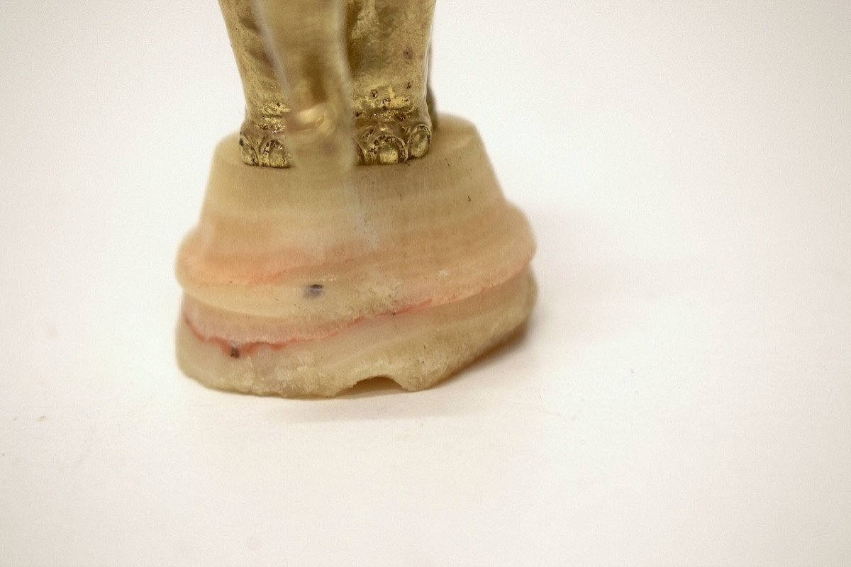 Jean Granier Miniature Bronze And Marble Circus Elephant, 19th Century, Ref 1211-photo-3