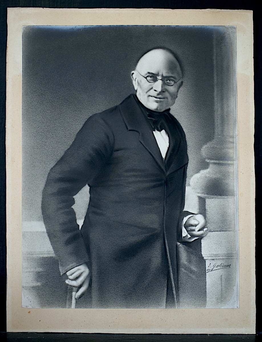 E GALINOU Photographie  retouchée du portrait de Charles Furne  signé et daté 1904 RT1432-photo-5