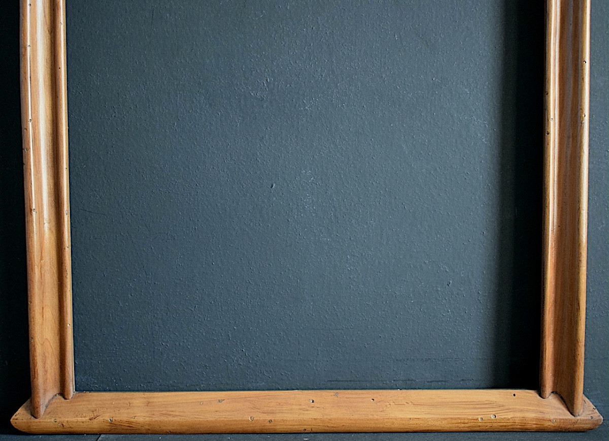 CADRE en bois ART NOUVEAU  décor floral Feuillure 47 x 36 cm début du XX ème FRAME Ref C1256-photo-2