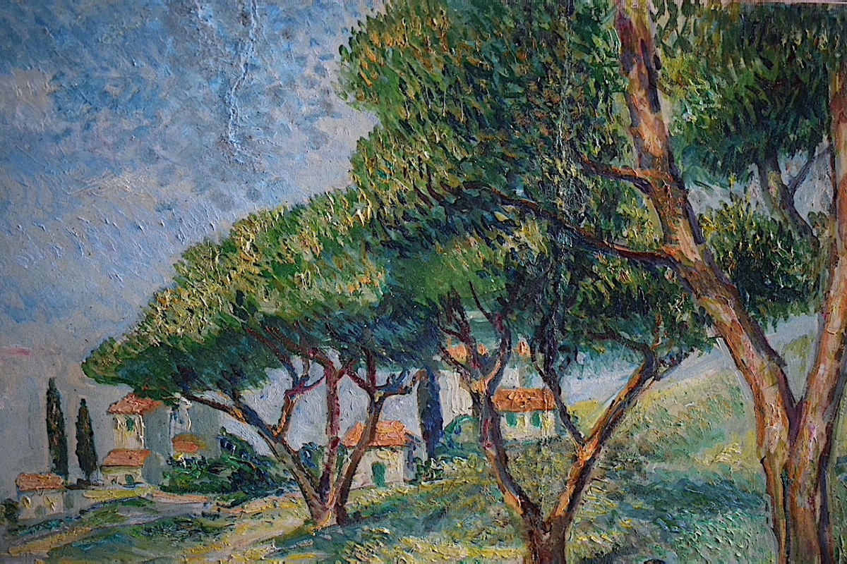 André Thomas Beach Scene Bathers Post-impressionist 20th Century Rt1433 -photo-4