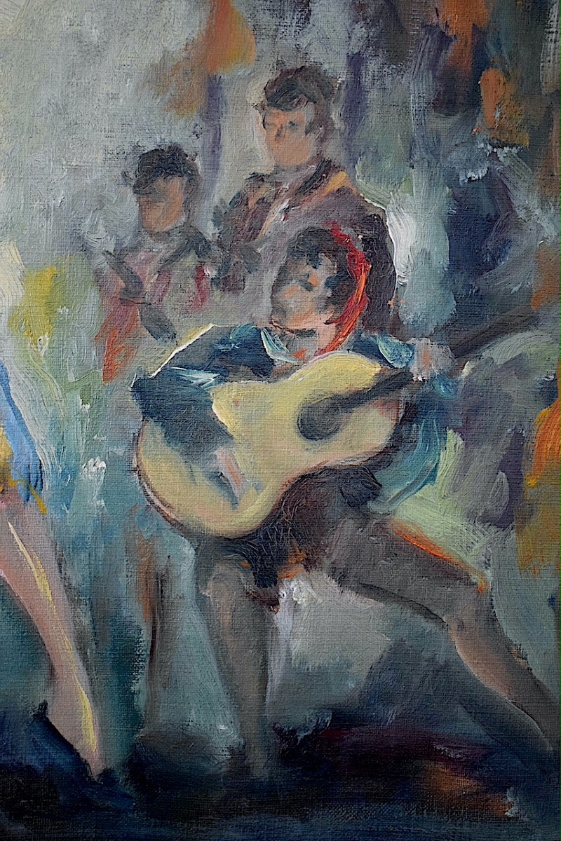 VICENTE CRISTELLYS espagnol danseurs de flamenco musiciens guitare XX RT1435-photo-3