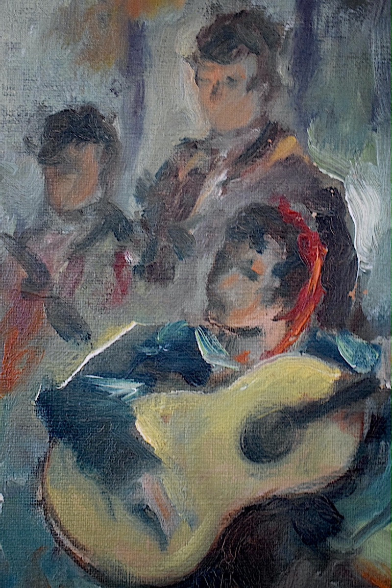 VICENTE CRISTELLYS espagnol danseurs de flamenco musiciens guitare XX RT1435-photo-3