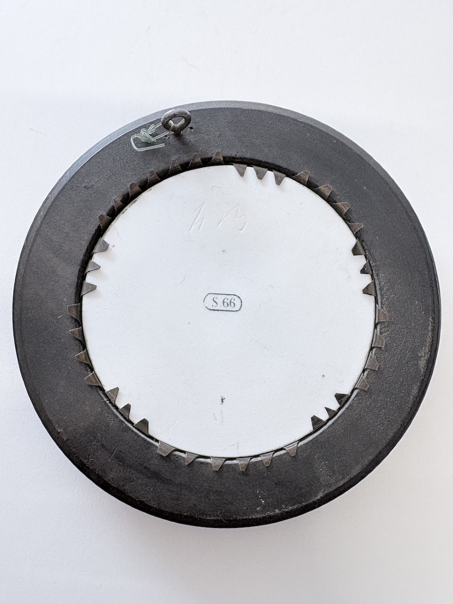 Sèvres Médaillon miniature en Biscuit Portrait Eugénie, Impératrice Des Français signé ref1112-photo-3