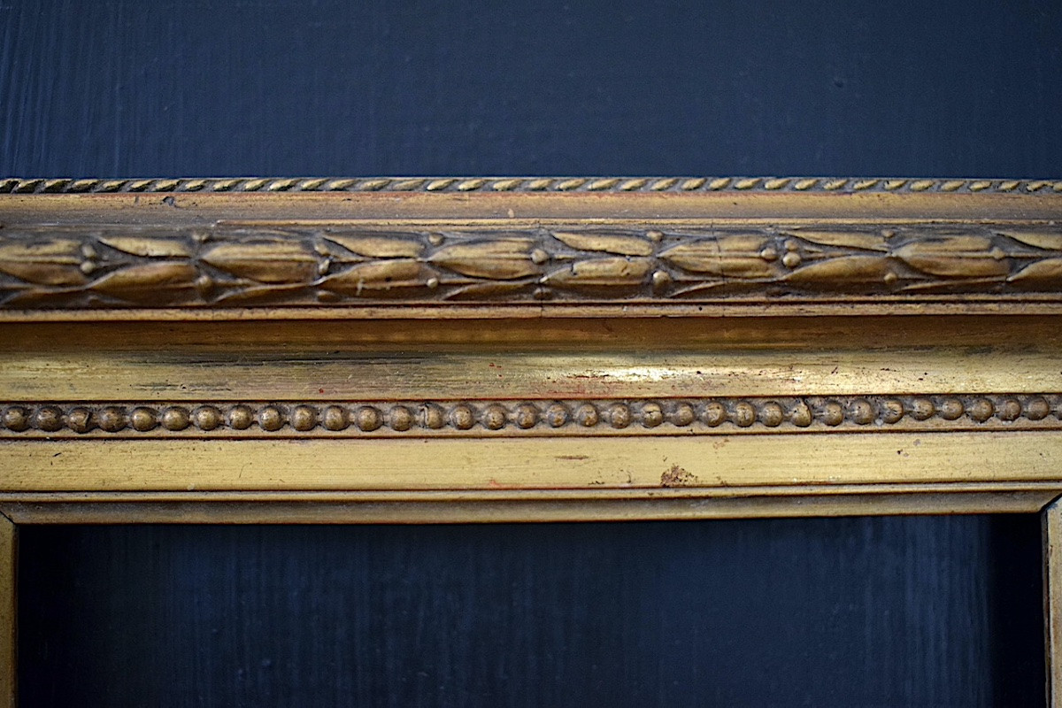 CADRE  Barbizon XIX ème siècle Feuillure 18 x 12 cm format pour tableau 0P FRAME Ref C1259-photo-4