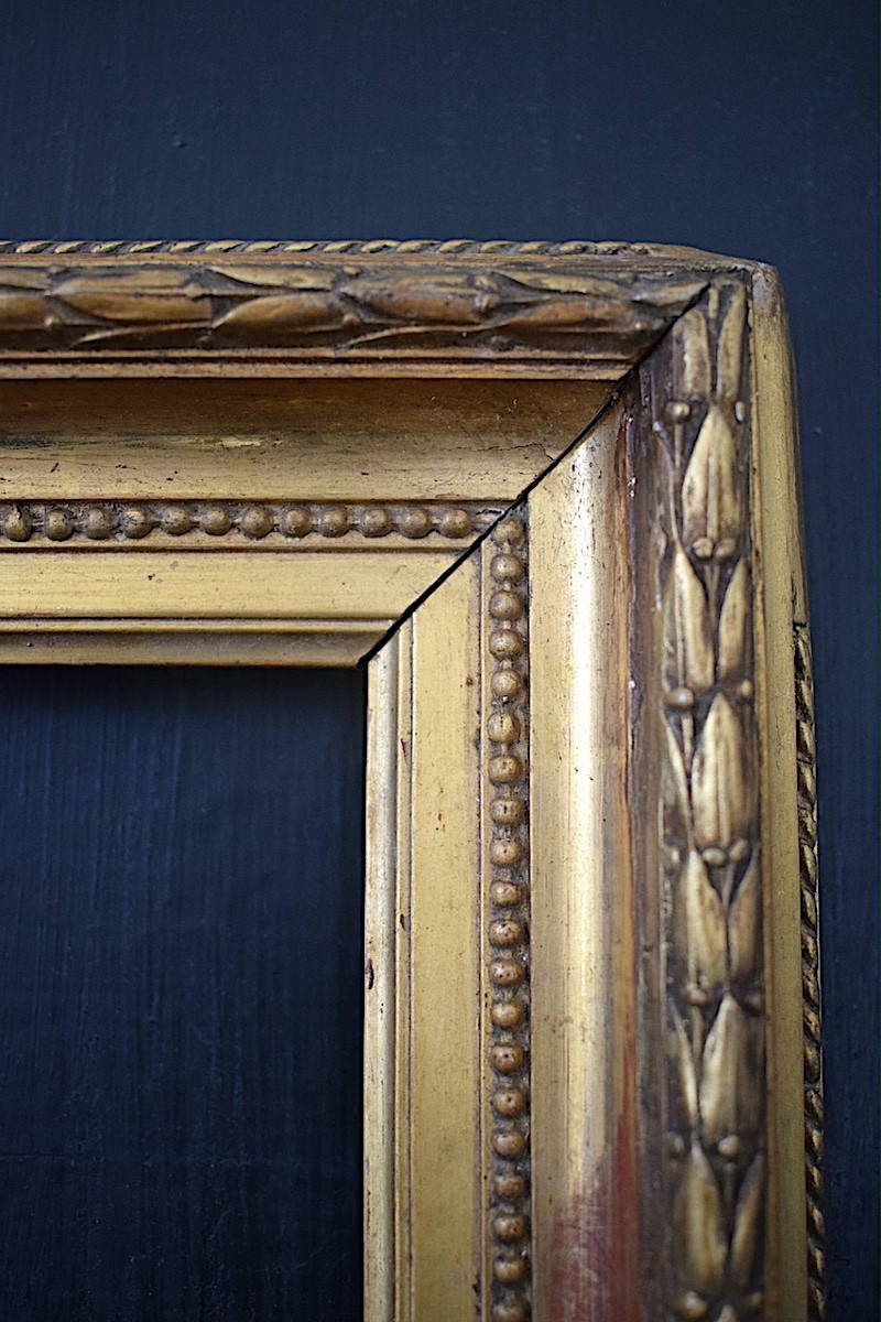 CADRE  Barbizon XIX ème siècle Feuillure 18 x 12 cm format pour tableau 0P FRAME Ref C1259-photo-1