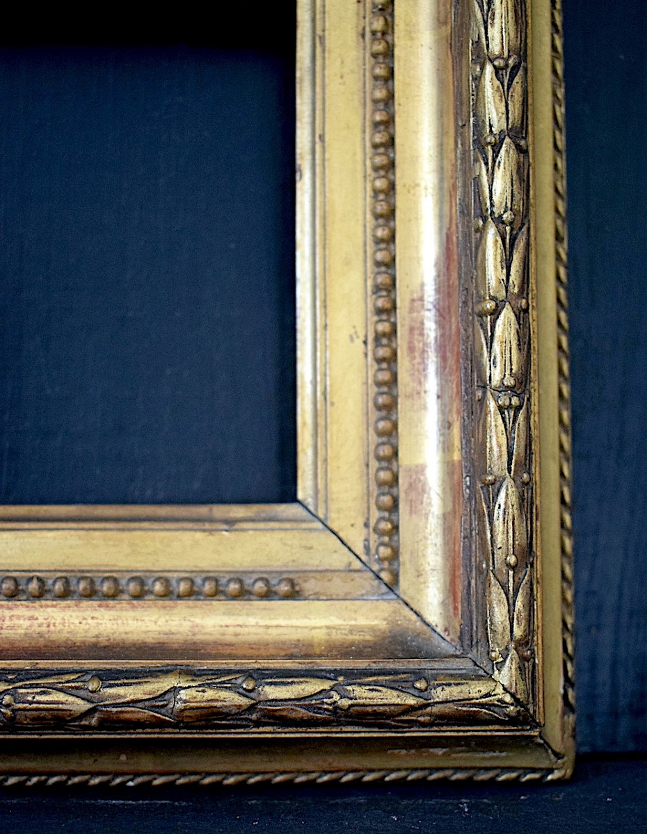 CADRE  Barbizon XIX ème siècle Feuillure 18 x 12 cm format pour tableau 0P FRAME Ref C1259-photo-2