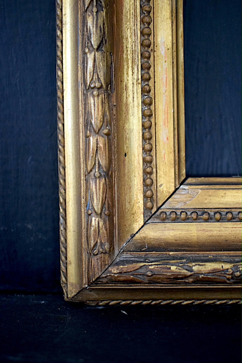 CADRE  Barbizon XIX ème siècle Feuillure 18 x 12 cm format pour tableau 0P FRAME Ref C1259-photo-4