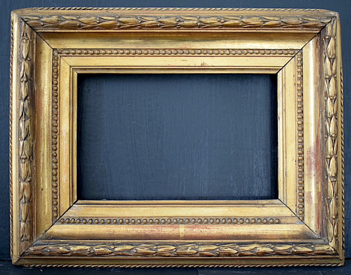 CADRE  Barbizon XIX ème siècle Feuillure 18 x 12 cm format pour tableau 0P FRAME Ref C1259-photo-5