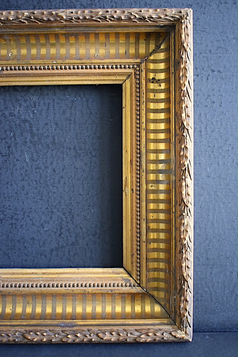 CADRE XIX ème  Feuillure 18 x 16 cm très proche format pour tableau 0F FRAME Ref C1261-photo-1