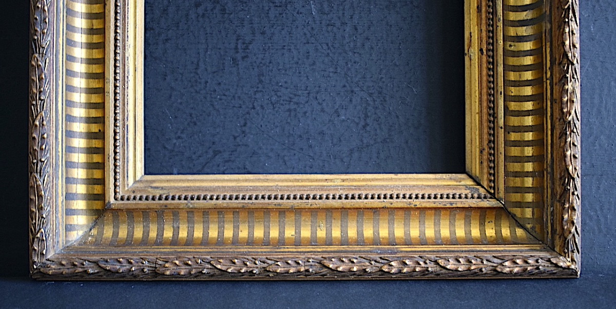 CADRE XIX ème  Feuillure 18 x 16 cm très proche format pour tableau 0F FRAME Ref C1261-photo-2