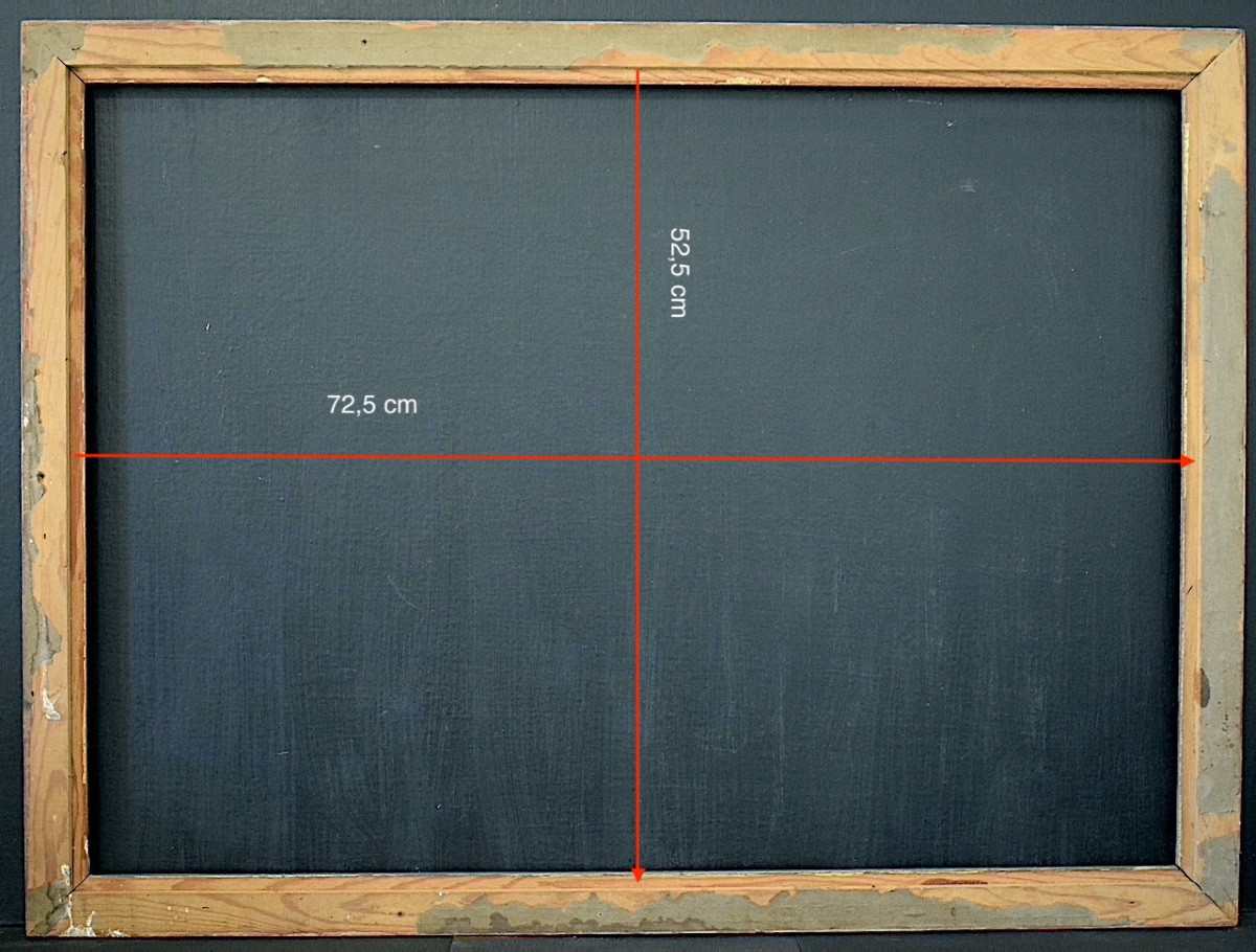 CADRE bois doré début XX ème  Feuillure 72,5 x 52,5 cm FRAME Ref C1262-photo-2