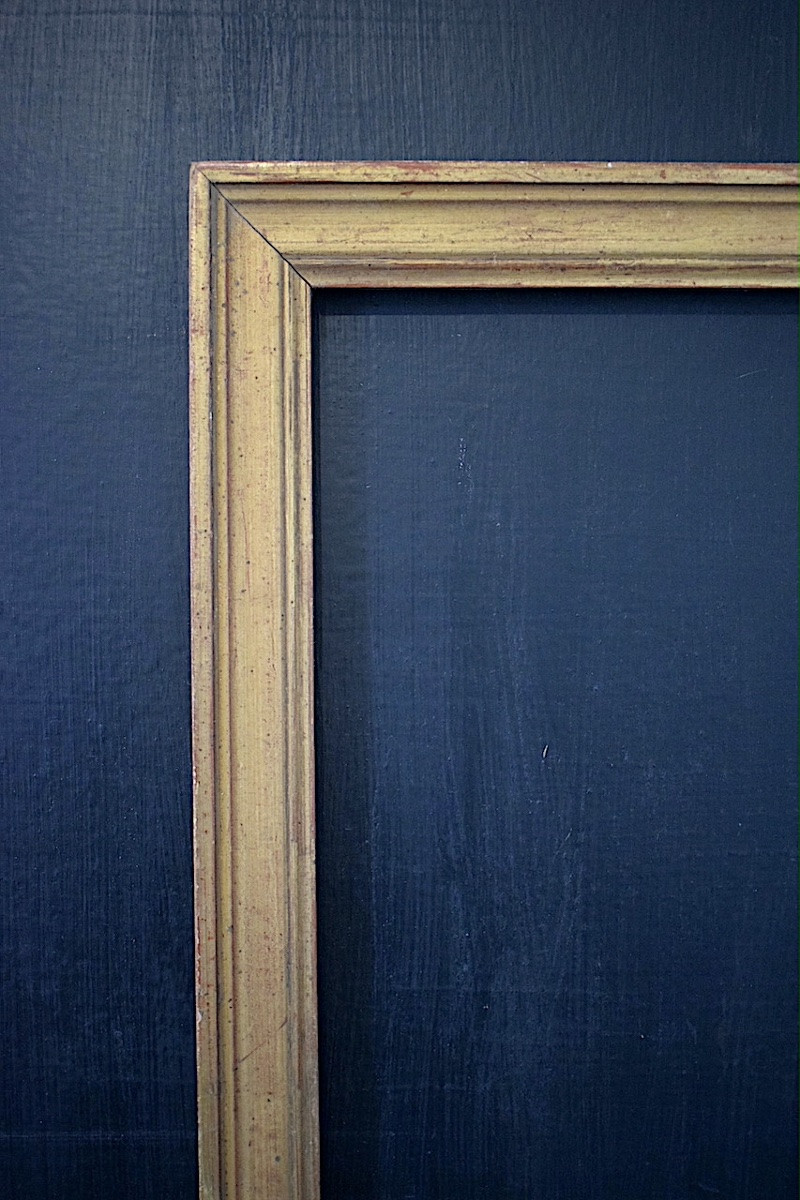 CADRE bois doré début XX ème  Feuillure 72,5 x 52,5 cm FRAME Ref C1262-photo-3