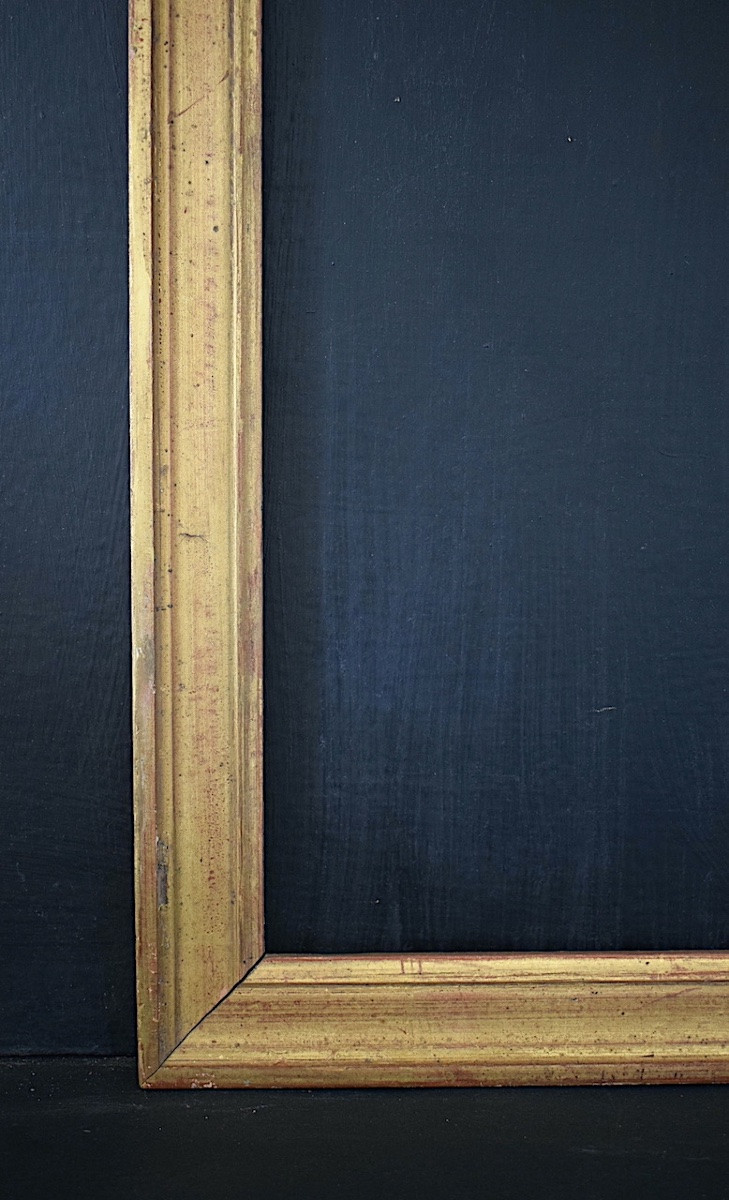 CADRE bois doré début XX ème  Feuillure 72,5 x 52,5 cm FRAME Ref C1262-photo-4