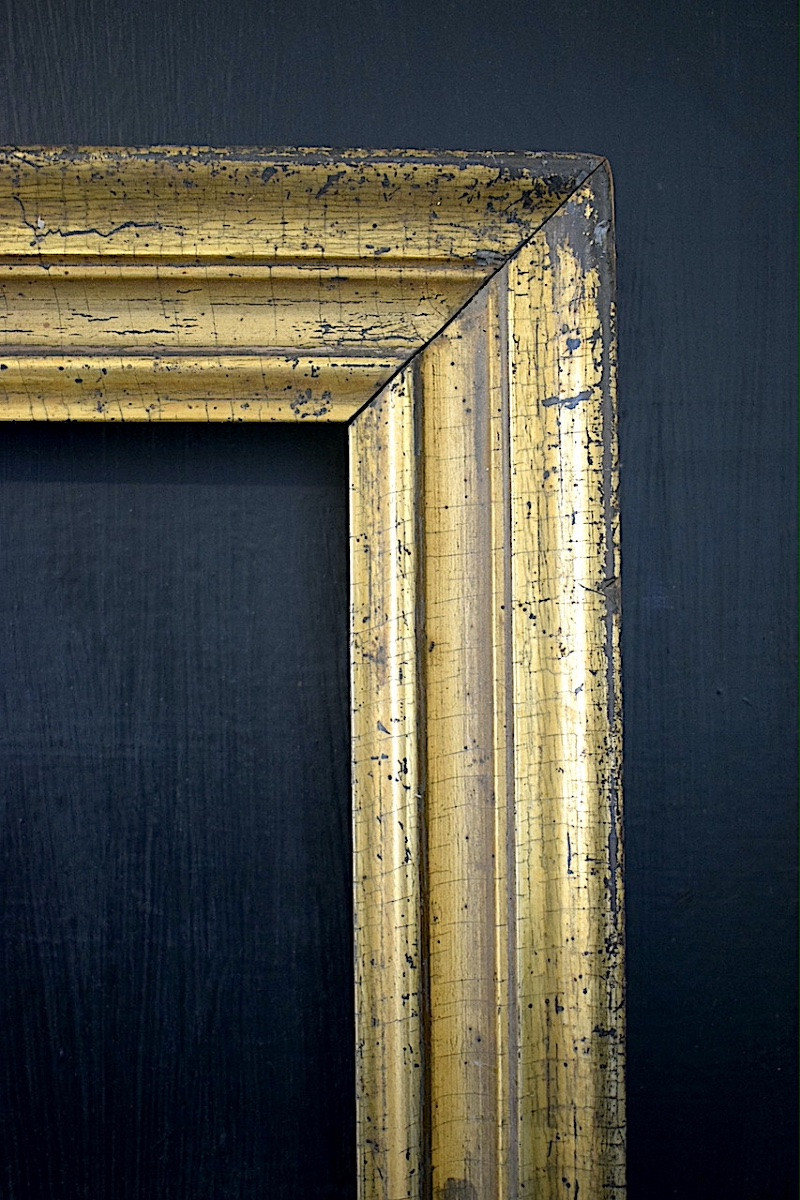 Frame XIX ème Bois Doré Feuillure 62 X 48 Cm Frame Ref C1263-photo-1