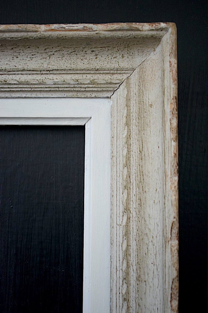 CADRE  années 1950 Feuillure 33 x 24 cm format pour tableau 4F FRAME Ref C1268-photo-1