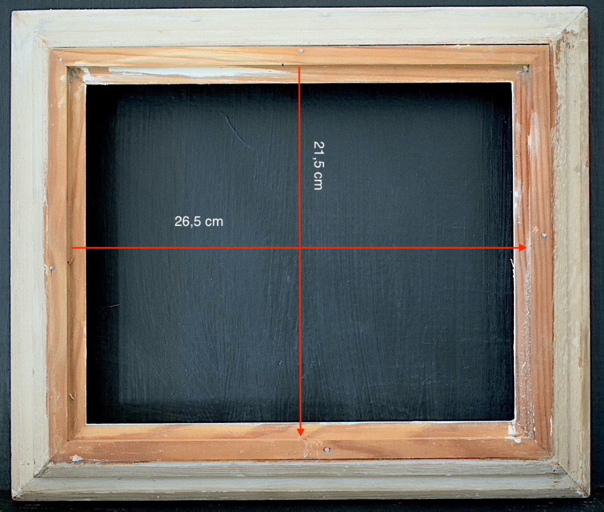 50's Frame 26 X 21 Cm Size For Picture Close To 3f Frame Ref C1270-photo-2