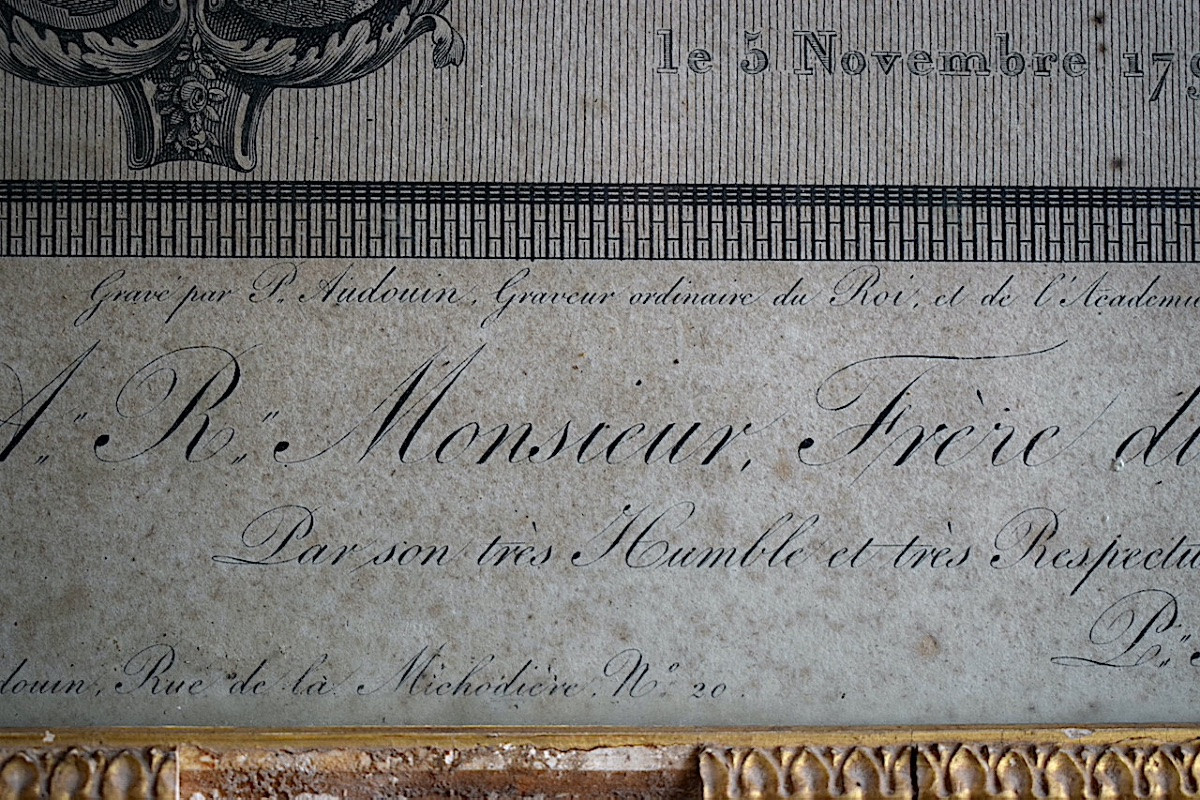 Engraving Duchesse De Berry After Hesse, Engraved By Audouin 19th Century Rt1447-photo-3