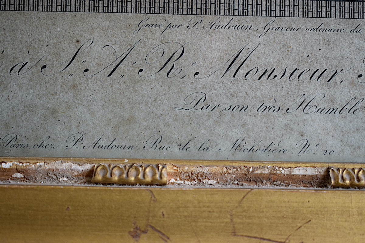 Engraving Duchesse De Berry After Hesse, Engraved By Audouin 19th Century Rt1447-photo-4