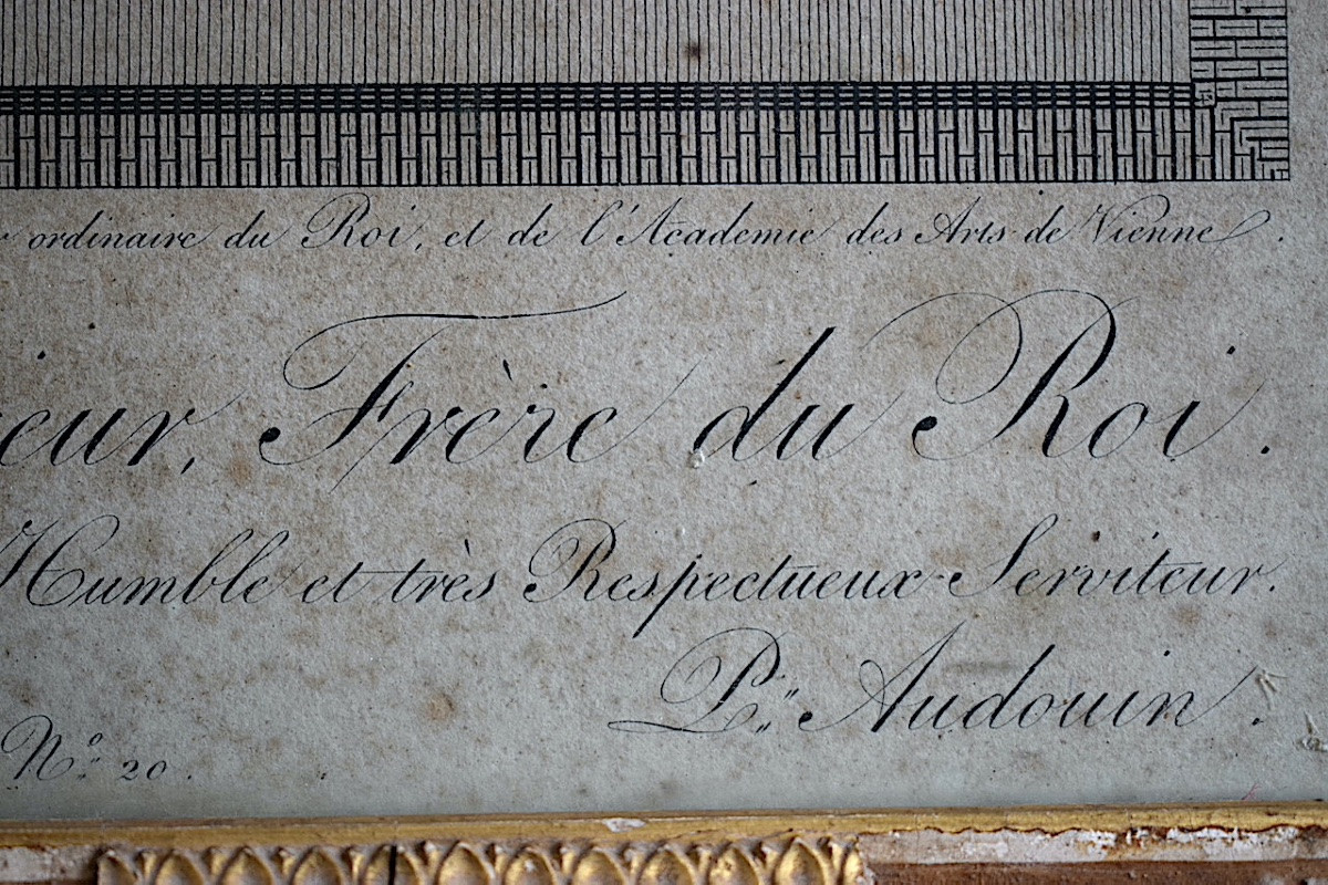 Engraving Duchesse De Berry After Hesse, Engraved By Audouin 19th Century Rt1447-photo-5