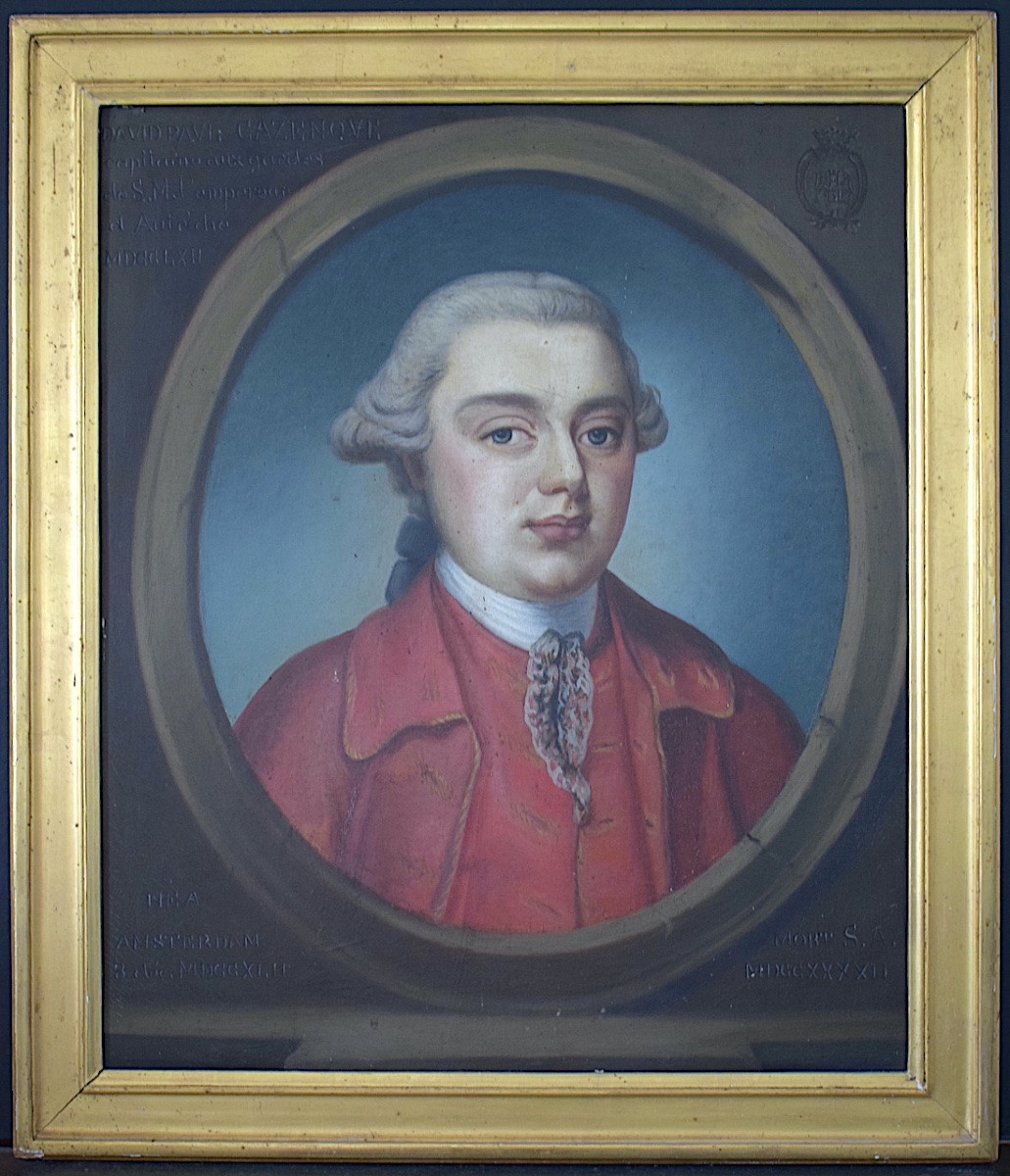 Portrait en buste de David Paul Cazenove fin XVIII ème siècle RT1449-photo-2