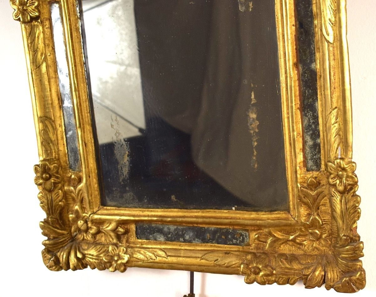 Gilded Wood Mirror Glace Parclose Provence 18 ème Siècle Ref1119-photo-3