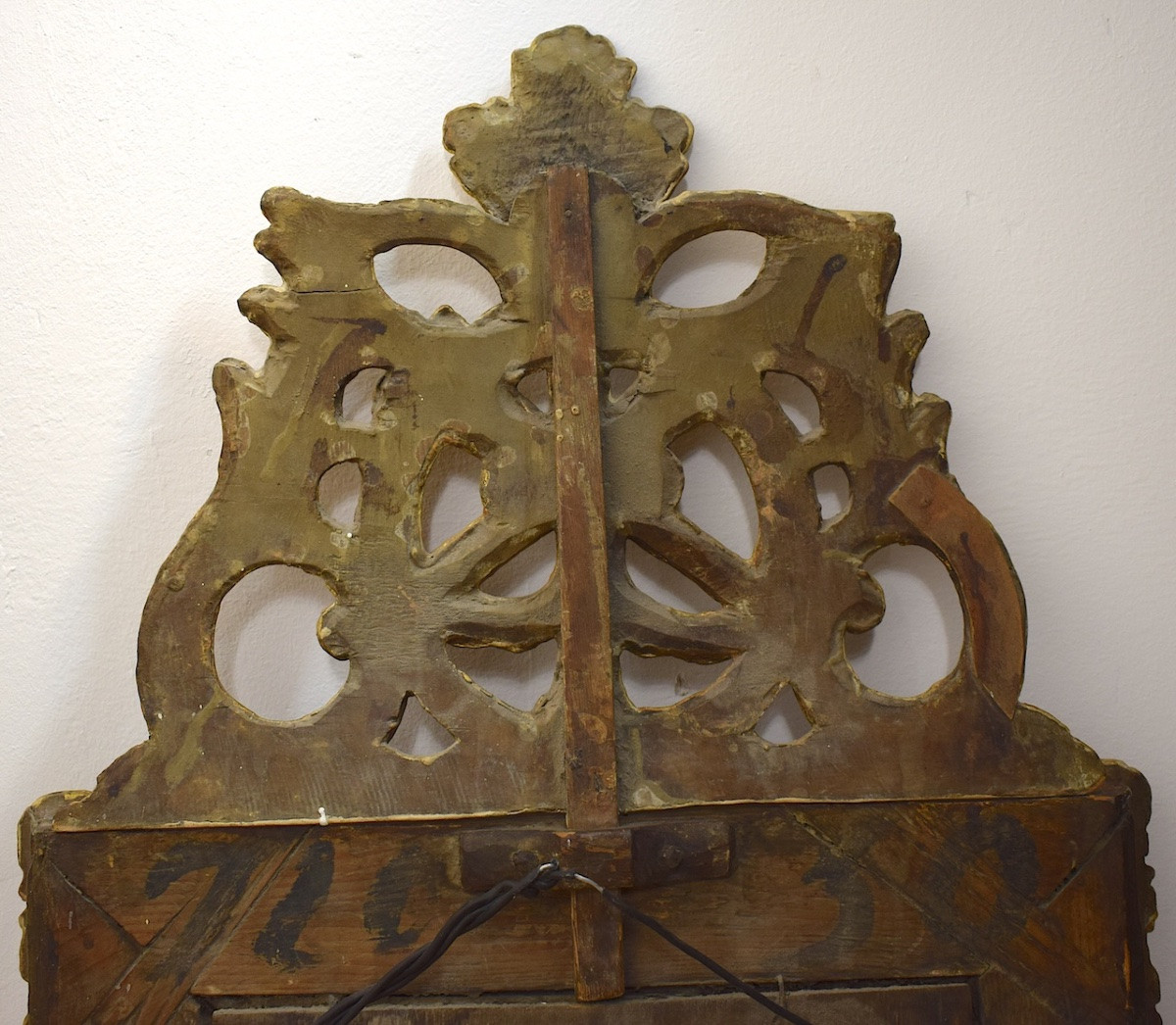 Gilded Wood Mirror Glace Parclose Provence 18 ème Siècle Ref1119-photo-8