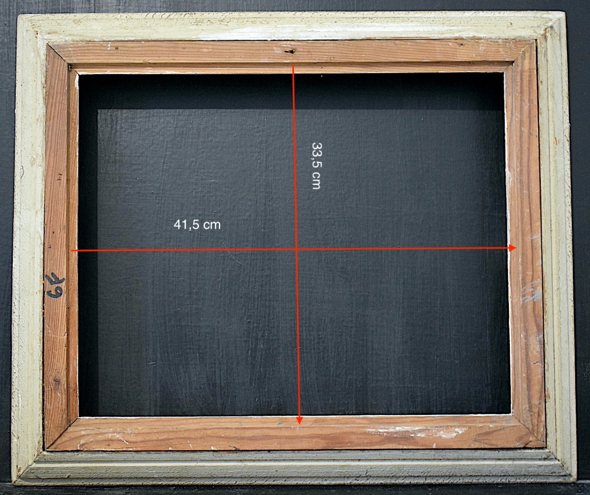 50's Frame 41 X 33 Cm Size For 6f Frame Picture Ref C1273-photo-2