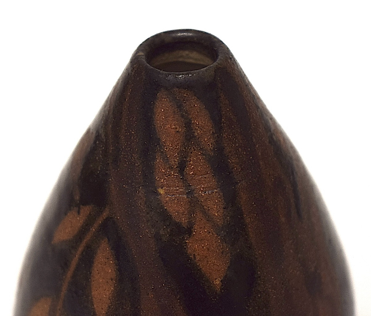 Ciboure Petit Vase Basque Art Deco gr&egrave;s de Ciboure Danseuse cymbales vers 1925 sign&eacute; ref1120-photo-4
